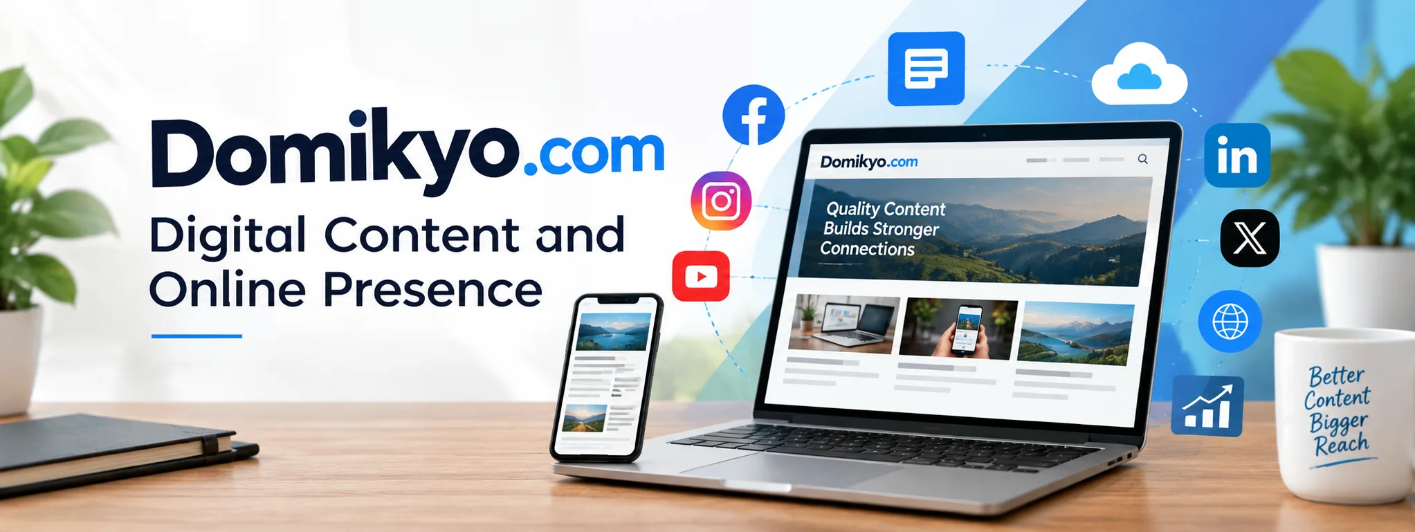 Domikyo.com: Digital Content and Online Presence