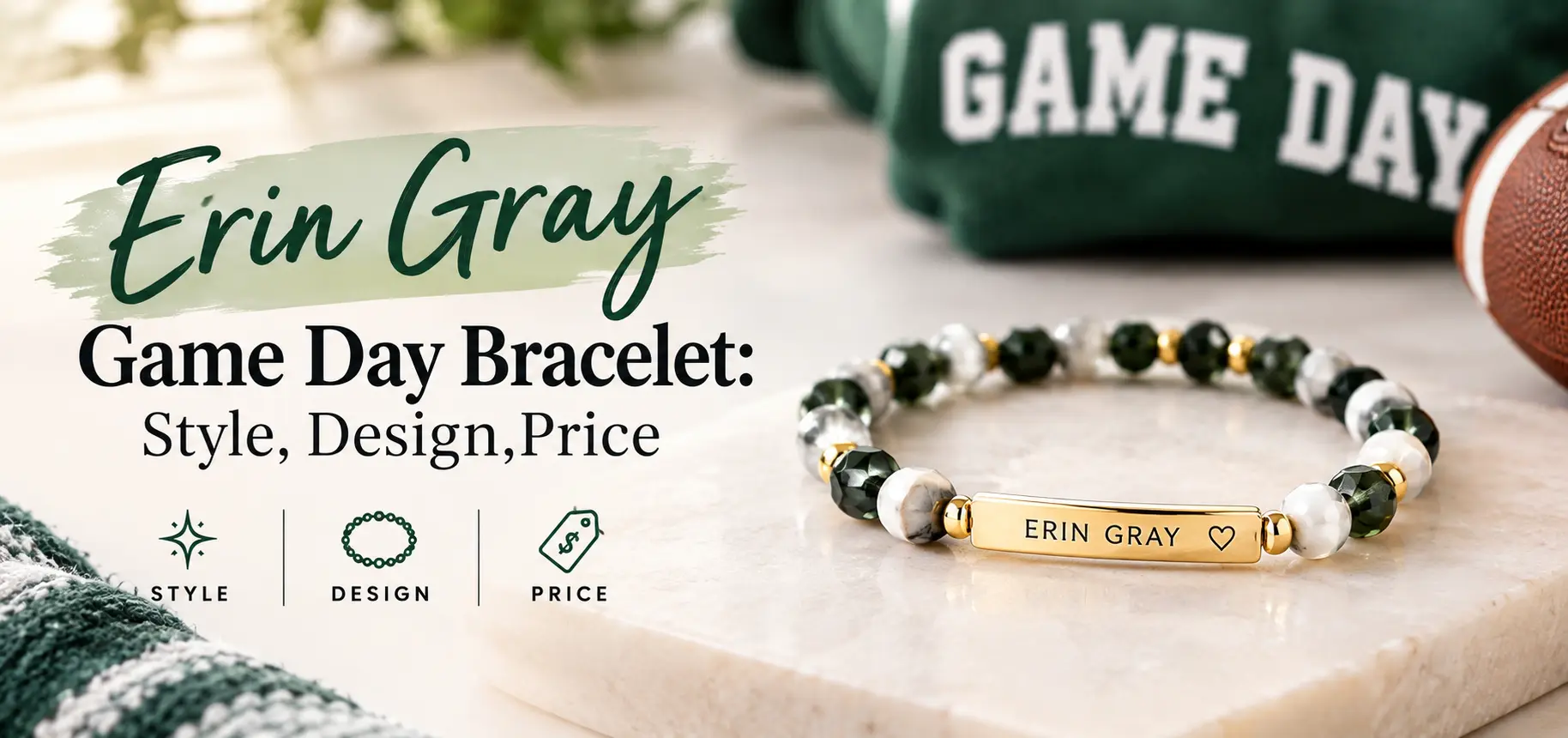 Erin Gray Game Day Bracelet: Style, Design,Price