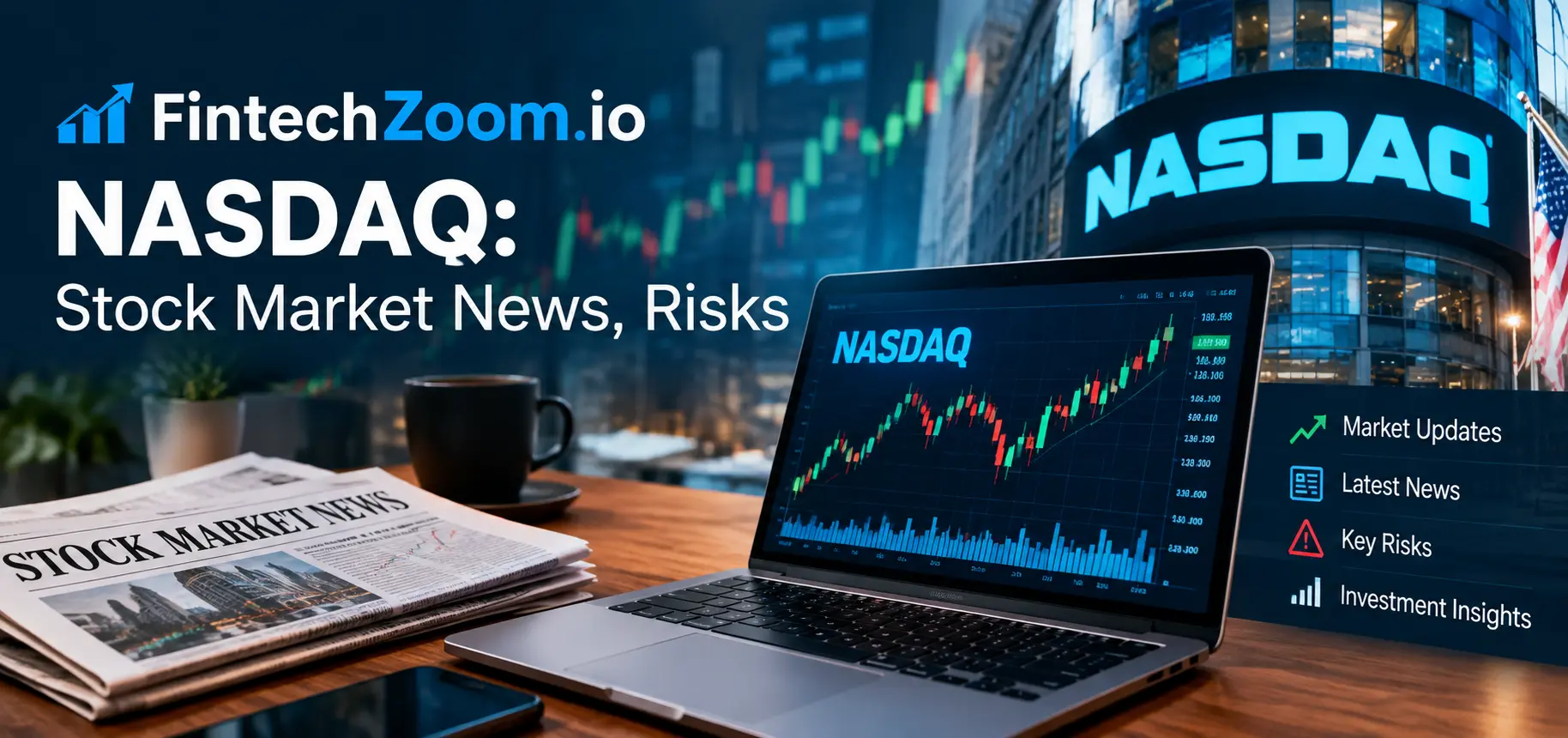 FintechZoom.io NASDAQ: Stock Market News, Risks