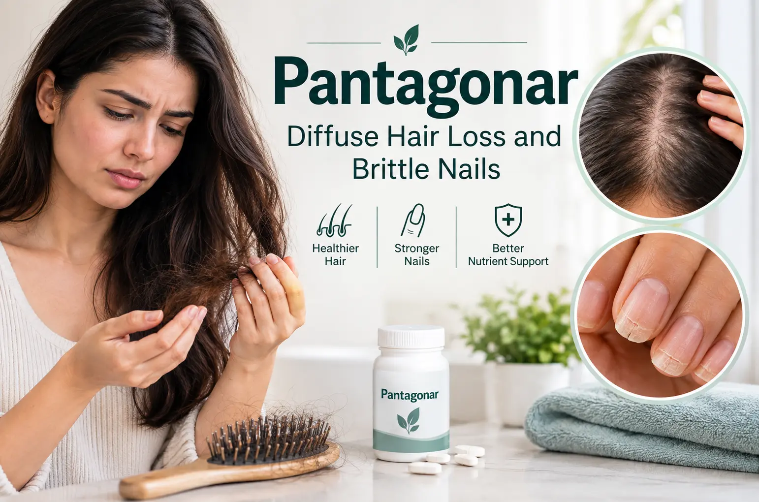 Pantagonar – Diffuse Hair Loss and Brittle Nails