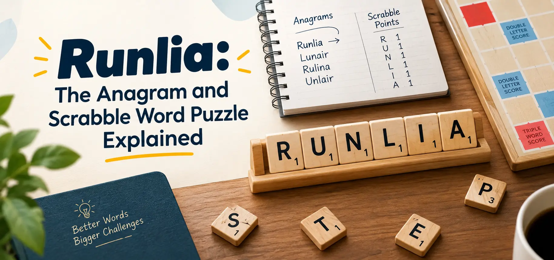 Runlia: The Anagram and Scrabble Word Puzzle Explained