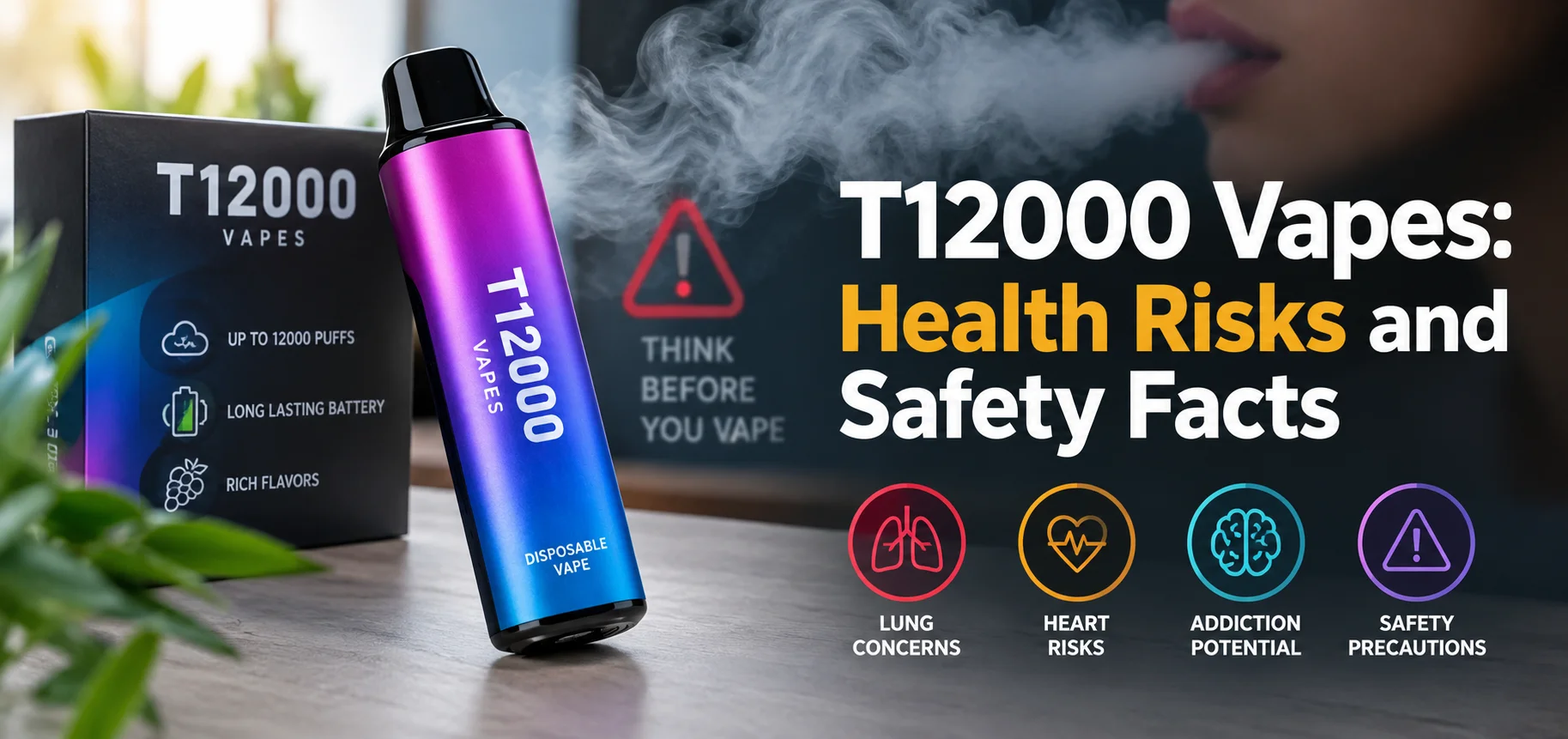 T12000 Vapes: Health Risks and Safety Facts