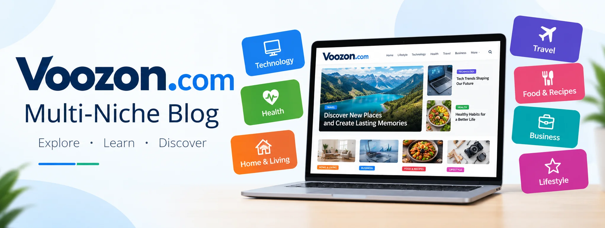 Voozon.com – Multi-Niche Blog