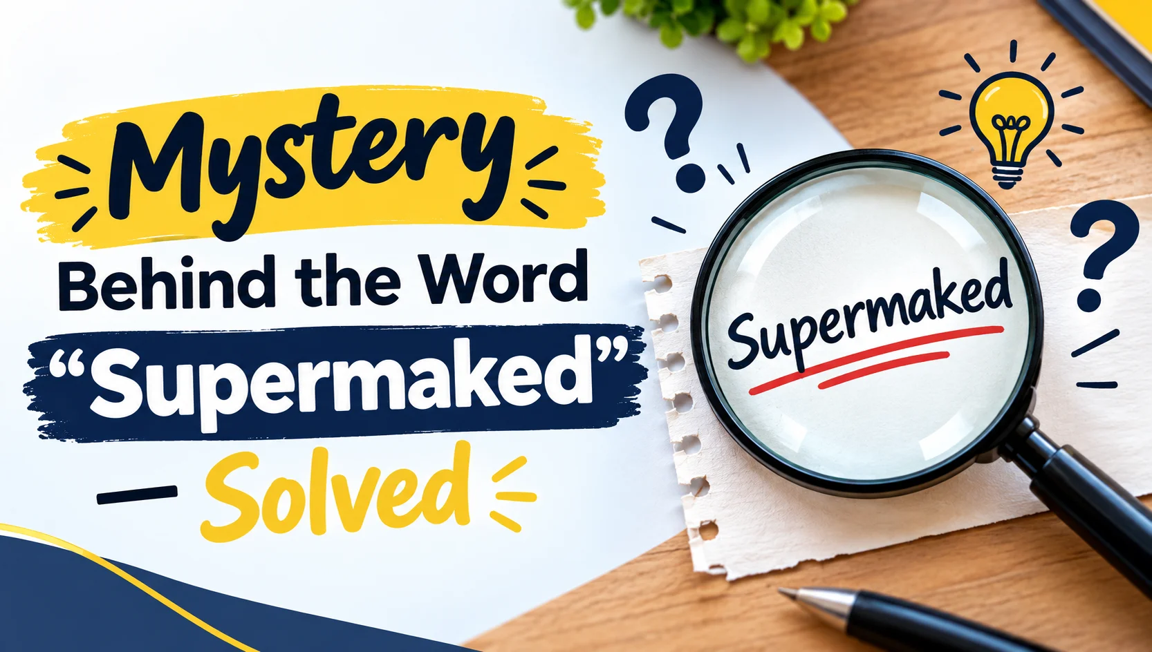 Mystery Behind the Word “Supermaked” — Solved