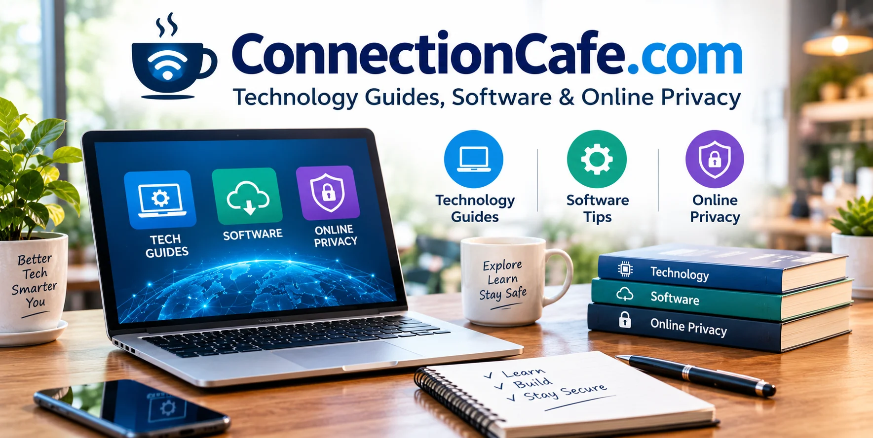 ConnectionCafe.com: Technology Guides, Software & Online Privacy