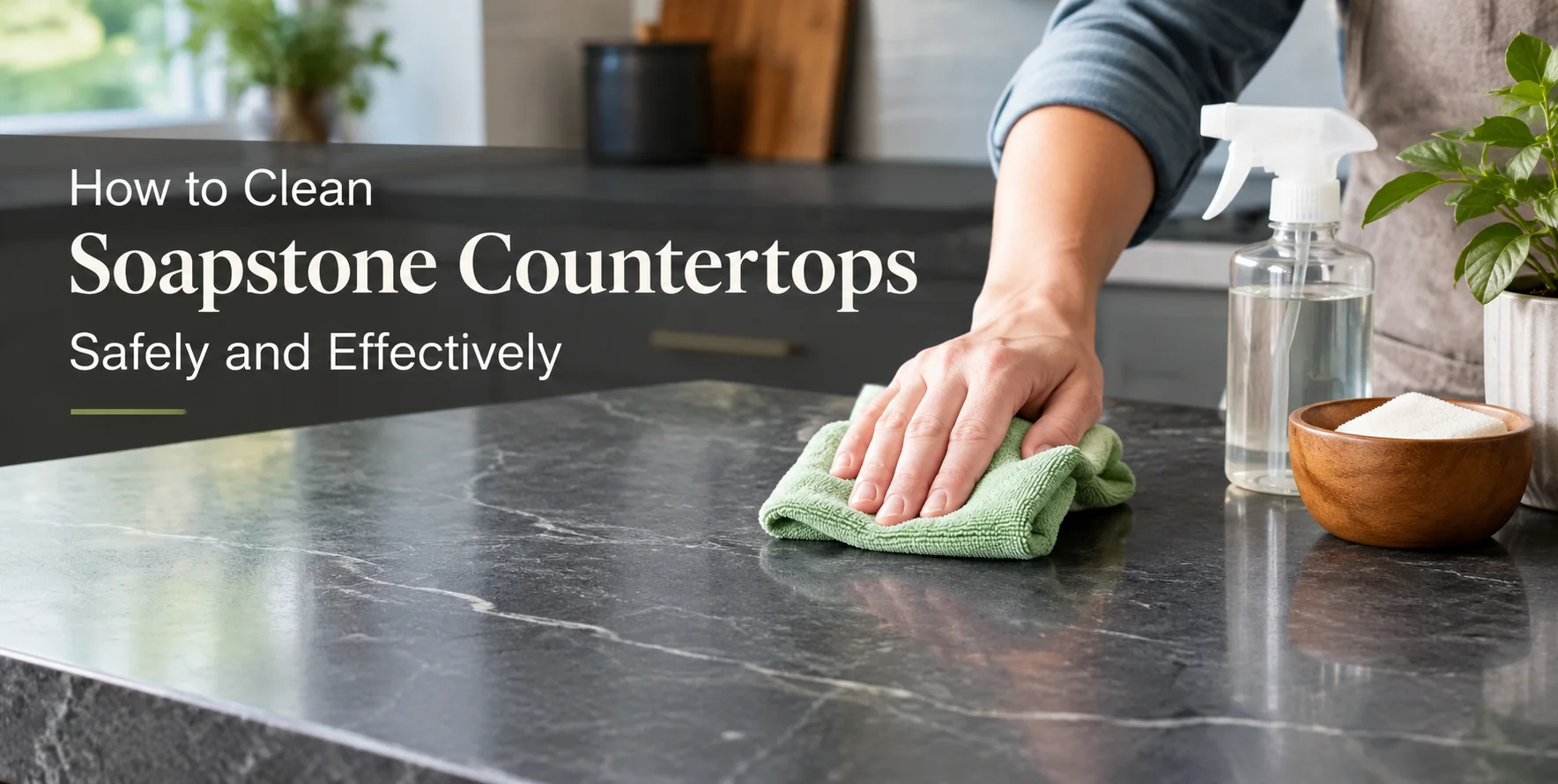How to Clean Soapstone Countertops: Safely and Effectively