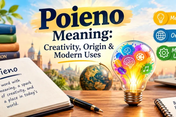 Poieno Meaning: Creativity, Origin & Modern Uses