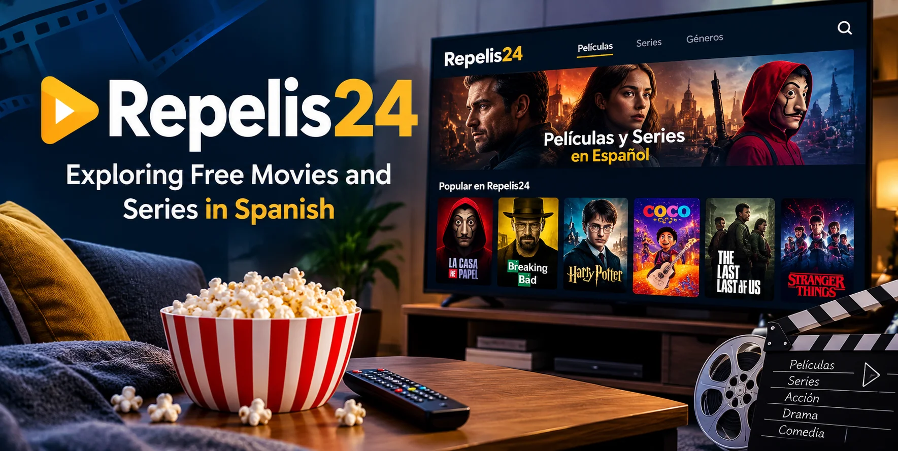 Repelis24: Exploring Free Movies and Series in Spanish