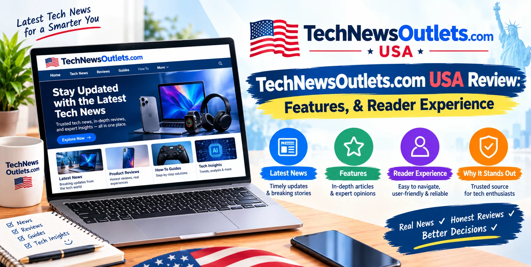TechNewsOutlets.com USA Review: Features,  & Reader Experience